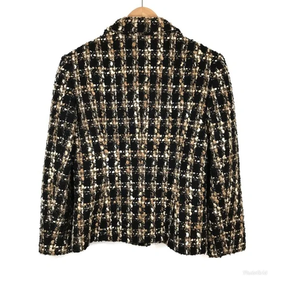 LIKE NEW TALBOTS Tweed Blazer Sz 8P $189! - Picture 4 of 6